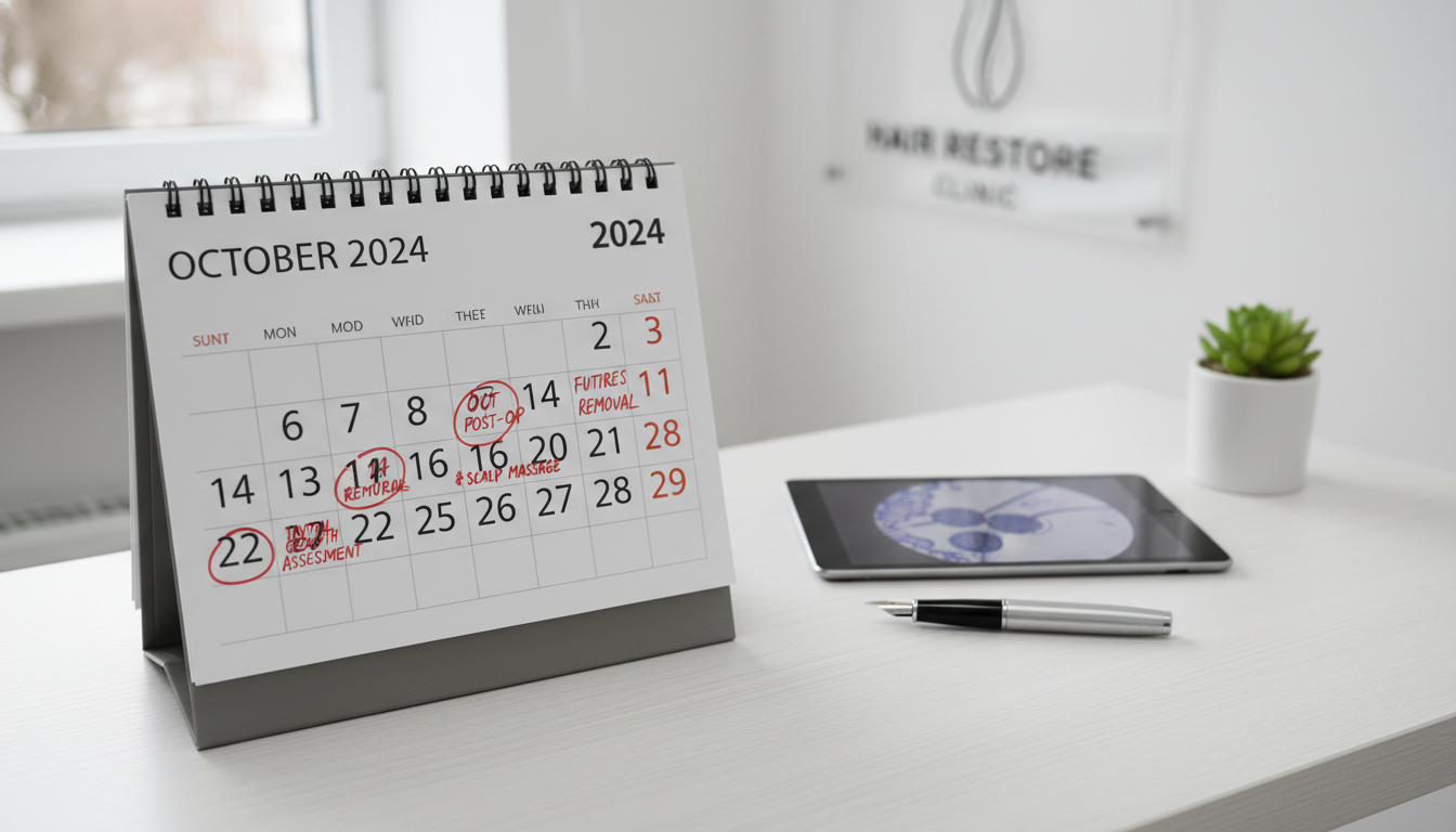 Complete hair transplant recovery timeline