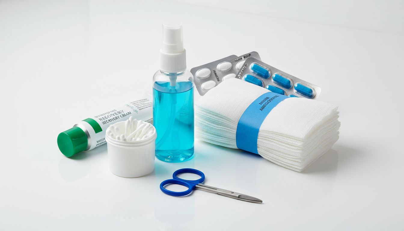 Post-operative care during first 48 hours after hair transplant