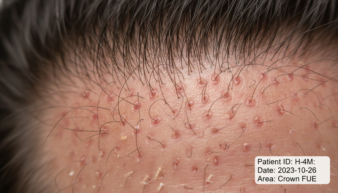 Comparison showing hair transplant growth progression at 3 months, 6 months, and 12 months