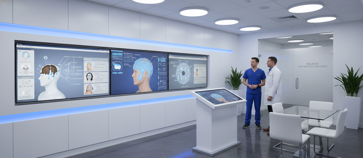 Hair restoration planning tools and digital resources